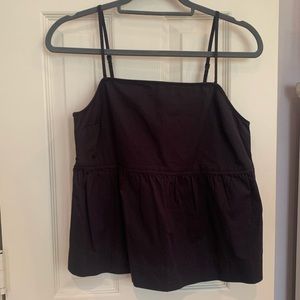Free Assembly Black Smocked Top (size M)